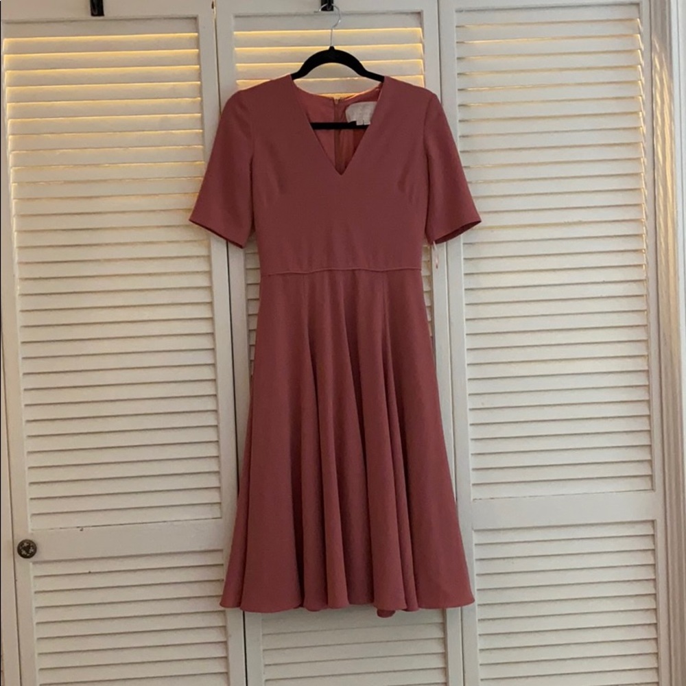 Gal Meets Glam Edith Dress - Dark Pink